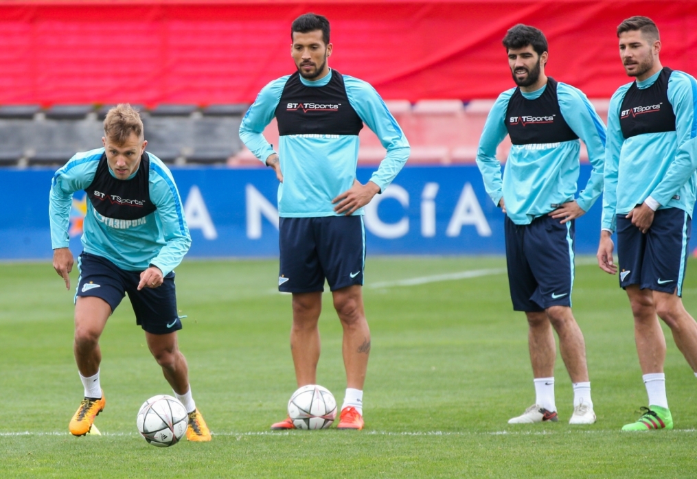 «Газпром»-тренировочные сборы в Испании: тренировка 12 февраля