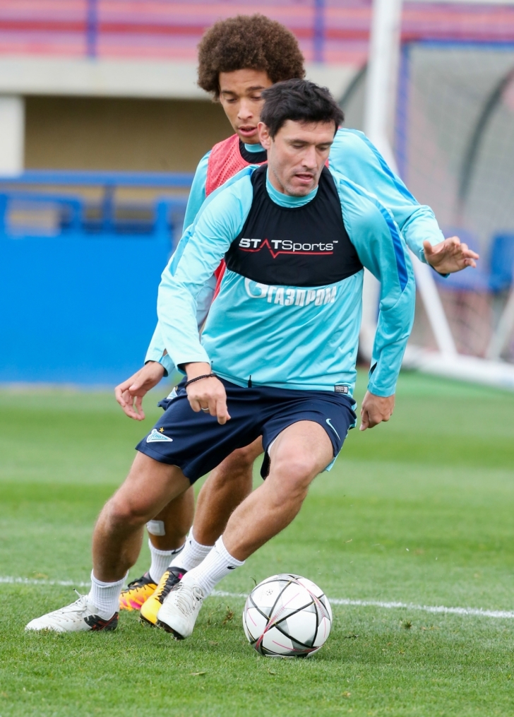 «Газпром»-тренировочные сборы в Испании: тренировка 12 февраля