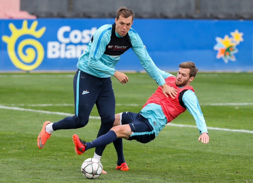 «Газпром»-тренировочные сборы в Испании: тренировка 12 февраля