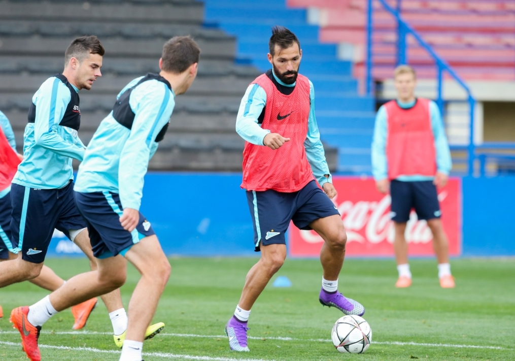 «Газпром»-тренировочные сборы в Испании: тренировка 12 февраля