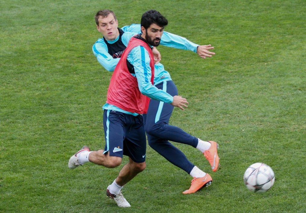 «Газпром»-тренировочные сборы в Испании: тренировка 12 февраля