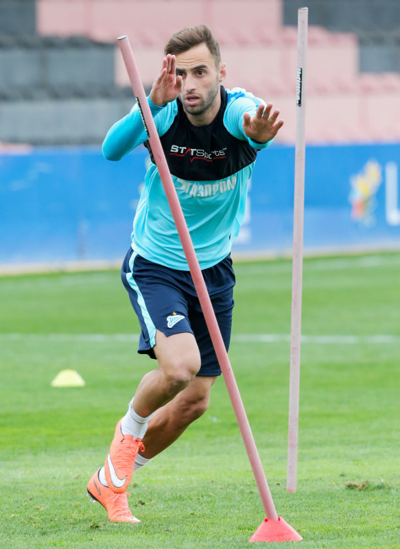 «Газпром»-тренировочные сборы в Испании: тренировка 12 февраля