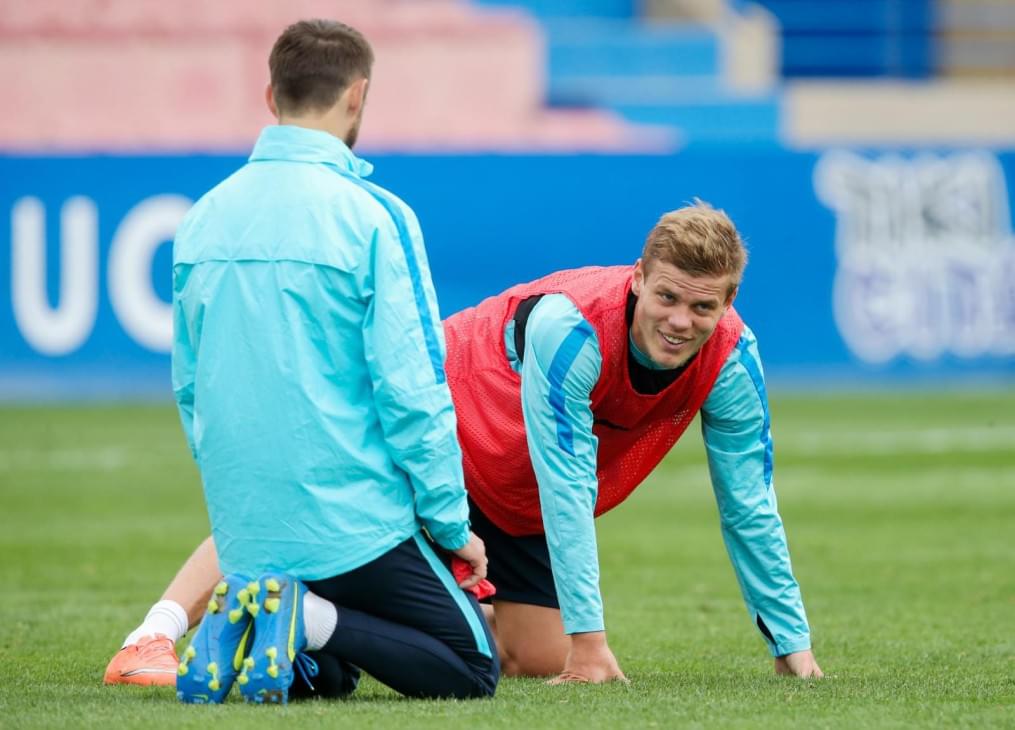 «Газпром»-тренировочные сборы в Испании: тренировка 12 февраля