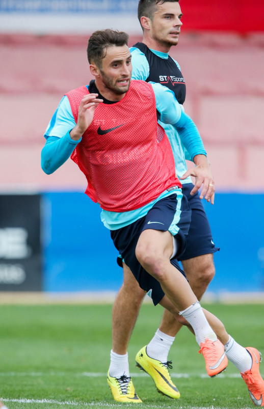 «Газпром»-тренировочные сборы в Испании: тренировка 12 февраля