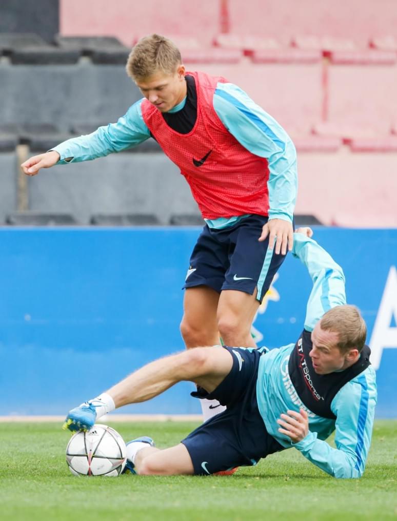 «Газпром»-тренировочные сборы в Испании: тренировка 12 февраля