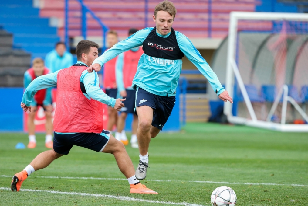 «Газпром»-тренировочные сборы в Испании: тренировка 12 февраля