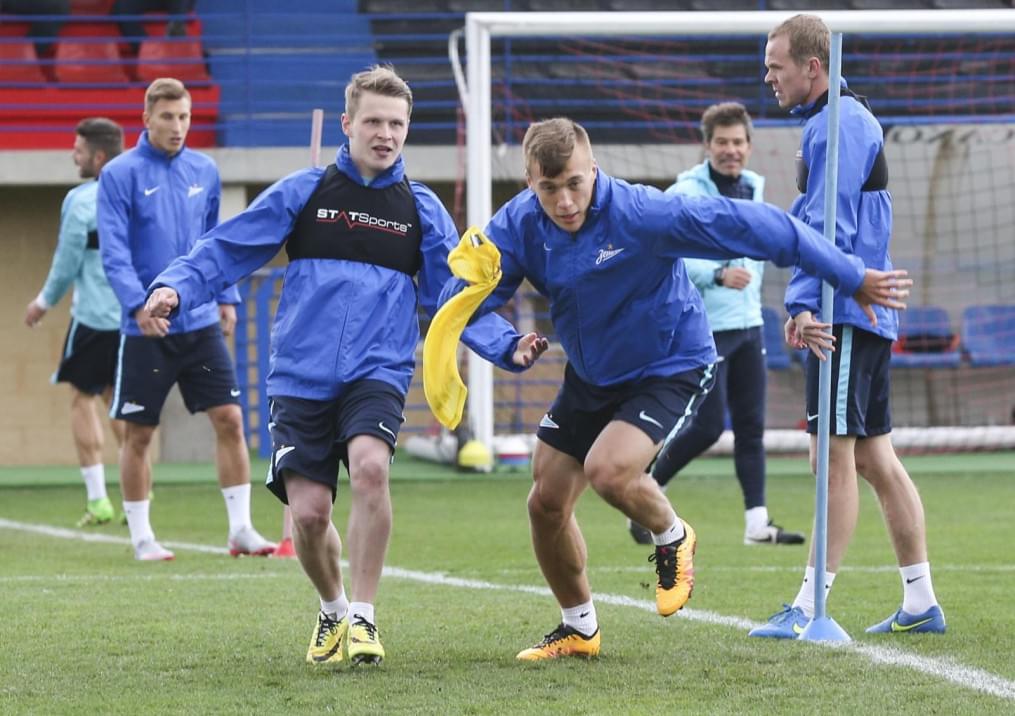 «Газпром»-тренировочные сборы в Испании: тренировка 13 февраля