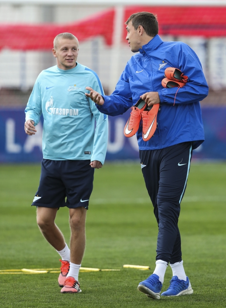 «Газпром»-тренировочные сборы в Испании: тренировка 13 февраля