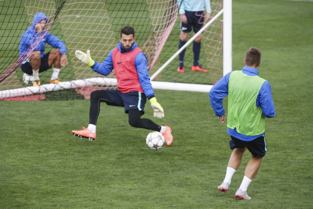 «Газпром»-тренировочные сборы в Испании: тренировка 13 февраля