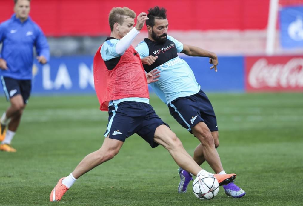 «Газпром»-тренировочные сборы в Испании: тренировка 13 февраля