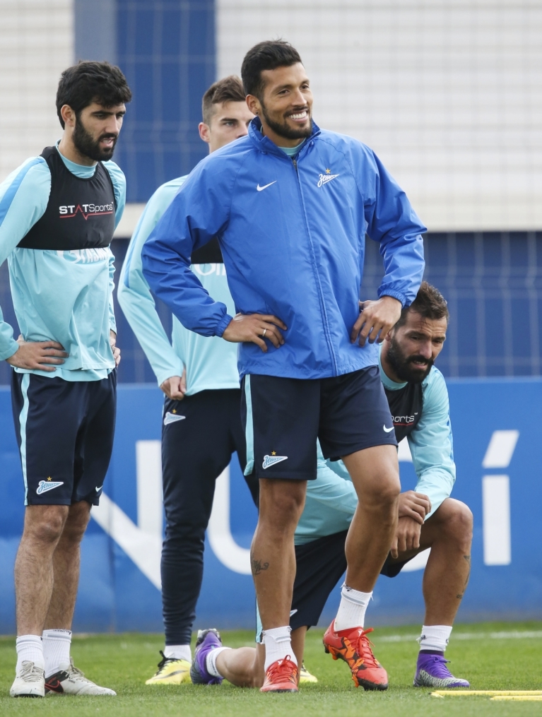 «Газпром»-тренировочные сборы в Испании: тренировка 13 февраля