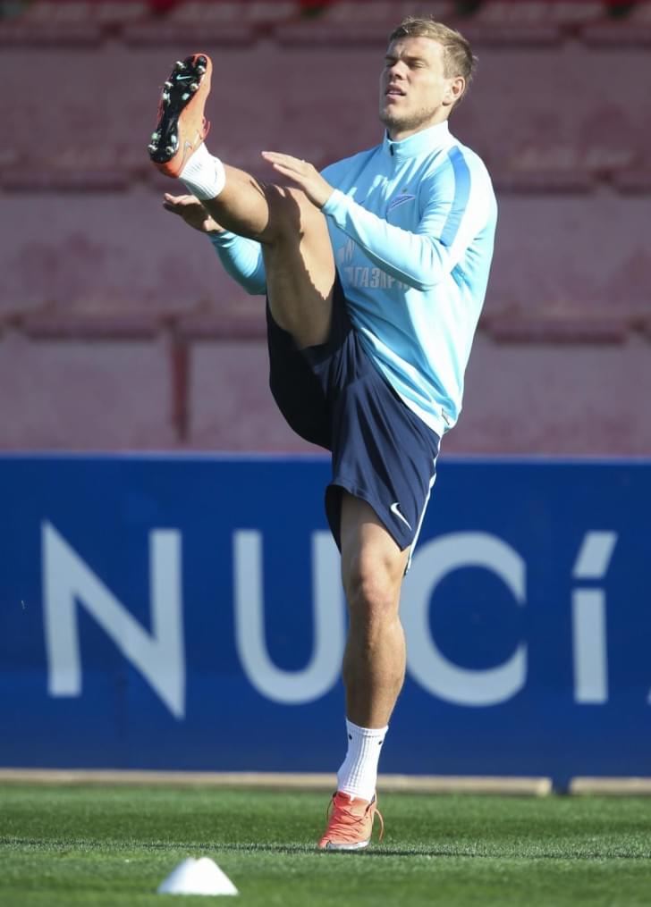 «Газпром»-тренировочные сборы в Испании: тренировка 14 февраля