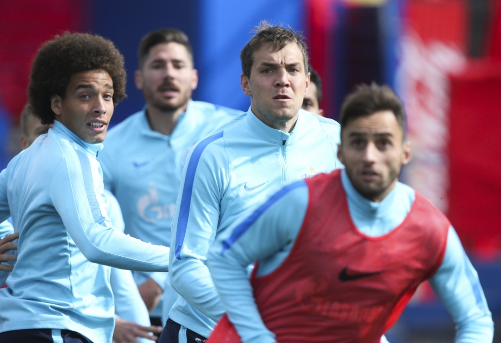 «Газпром»-тренировочные сборы в Испании: тренировка 14 февраля