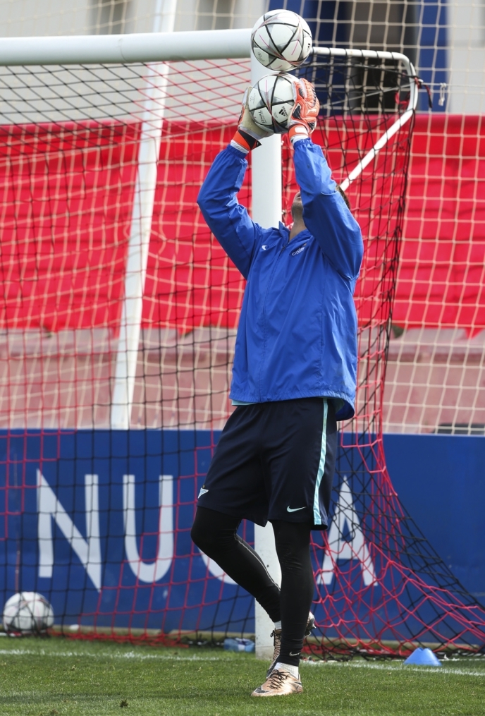 «Газпром»-тренировочные сборы в Испании: тренировка 14 февраля