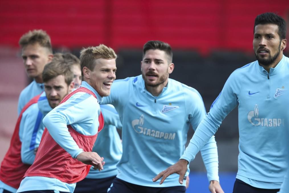 «Газпром»-тренировочные сборы в Испании: тренировка 14 февраля