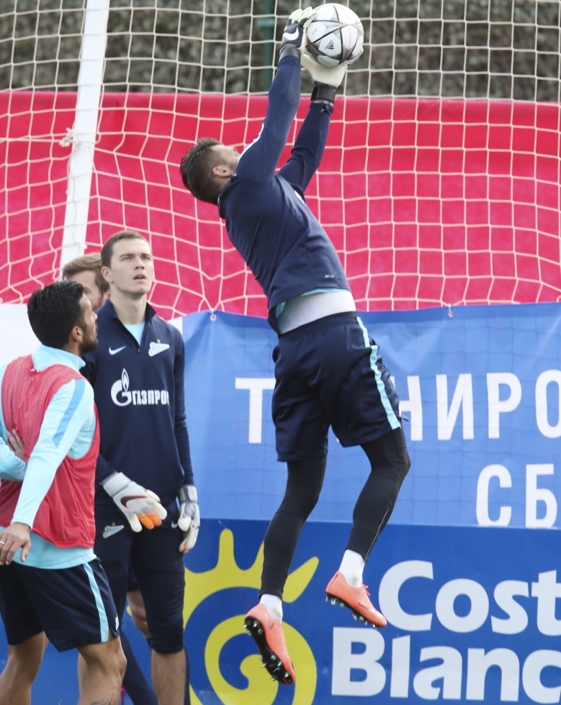 «Газпром»-тренировочные сборы в Испании: тренировка 14 февраля