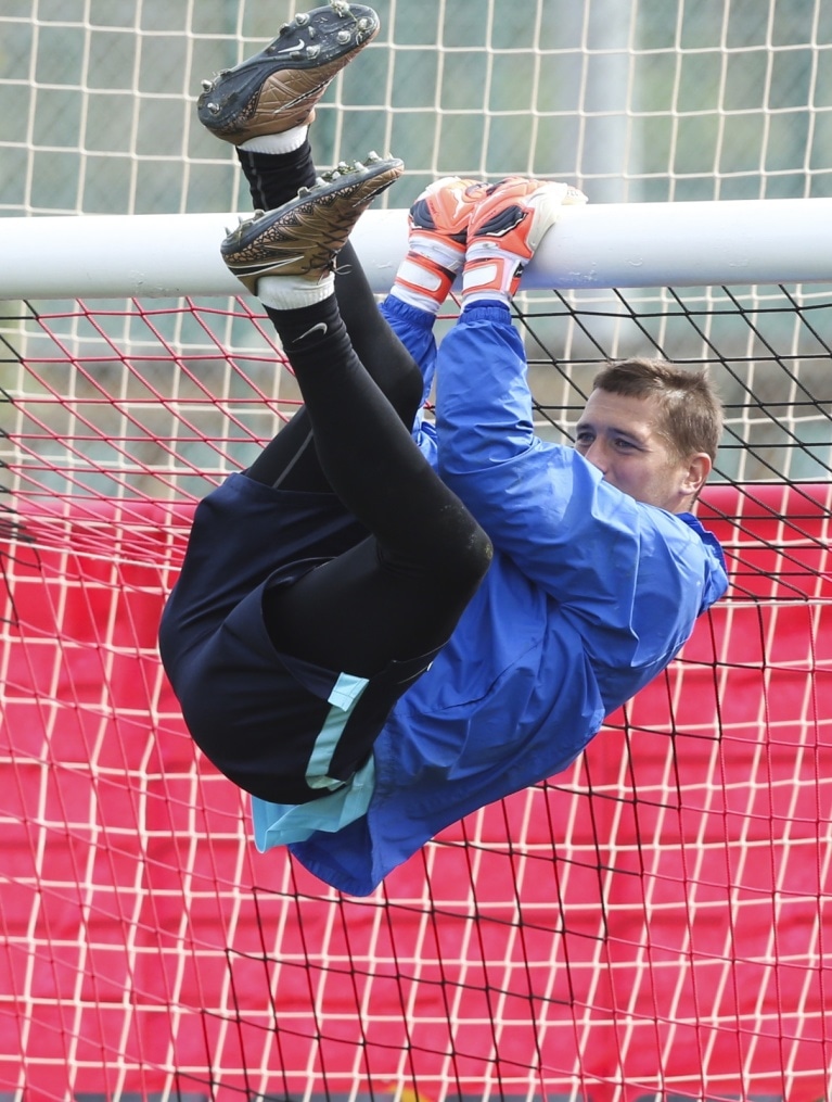 «Газпром»-тренировочные сборы в Испании: тренировка 14 февраля