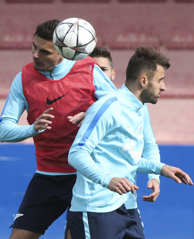 «Газпром»-тренировочные сборы в Испании: тренировка 14 февраля