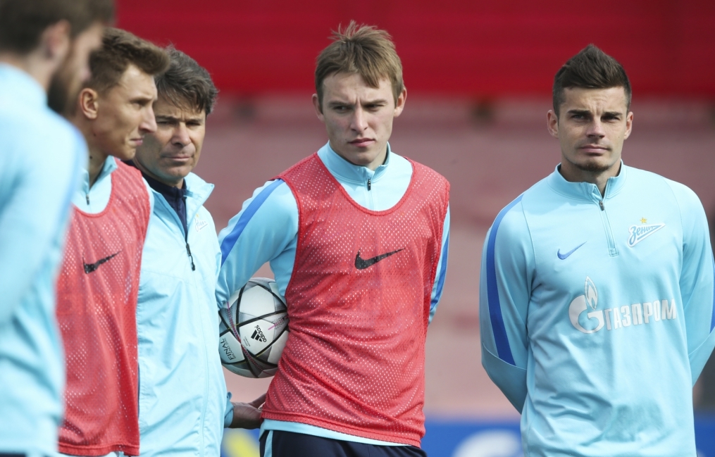 «Газпром»-тренировочные сборы в Испании: тренировка 14 февраля