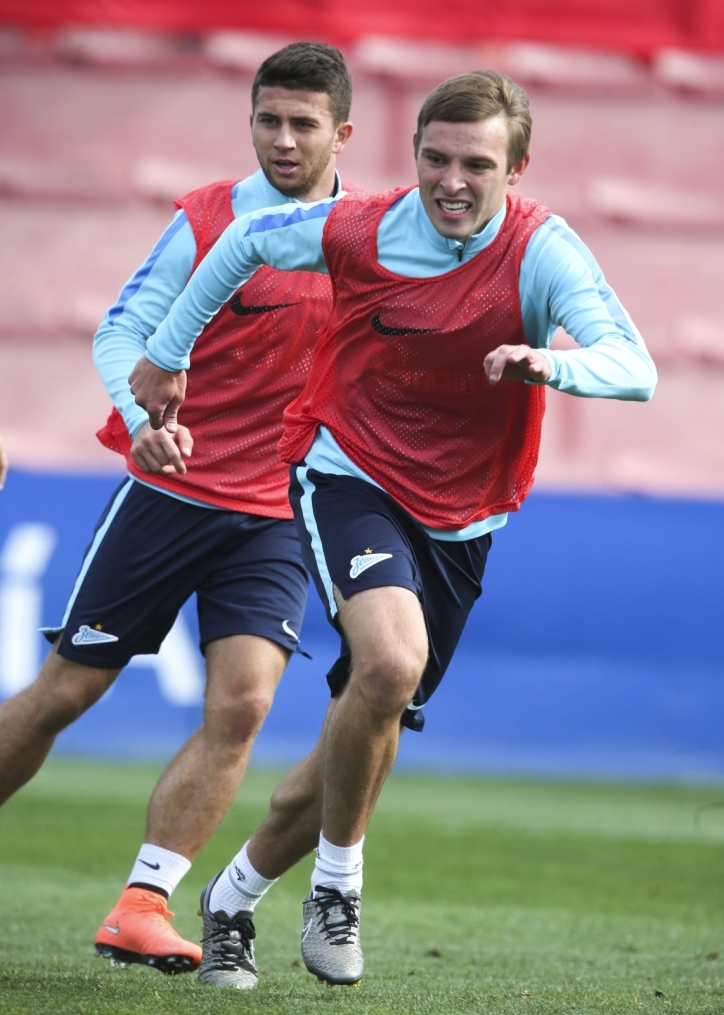 «Газпром»-тренировочные сборы в Испании: тренировка 14 февраля