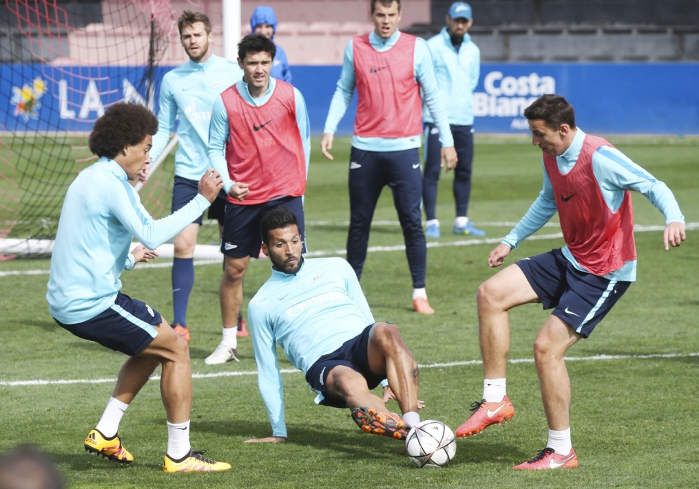 «Газпром»-тренировочные сборы в Испании: тренировка 14 февраля