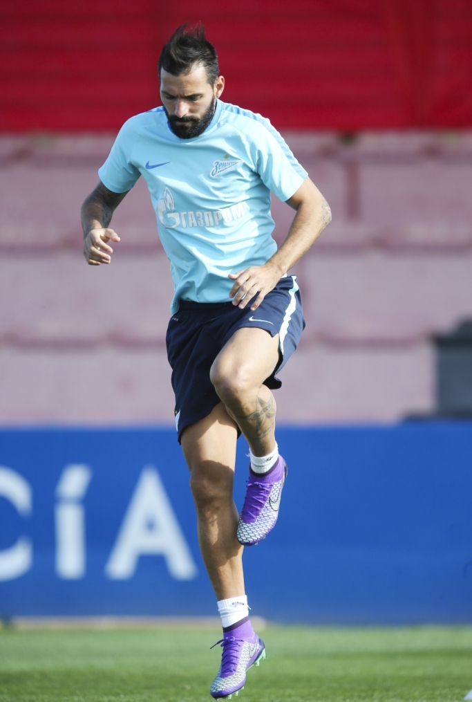 «Газпром»-тренировочные сборы в Испании: тренировка 14 февраля