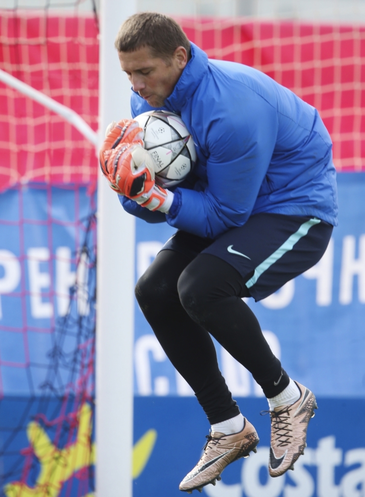 «Газпром»-тренировочные сборы в Испании: тренировка 14 февраля