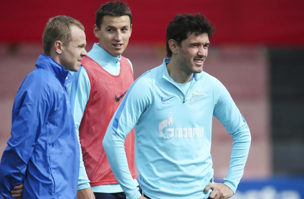 «Газпром»-тренировочные сборы в Испании: тренировка 14 февраля