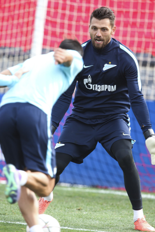 «Газпром»-тренировочные сборы в Испании: тренировка 14 февраля