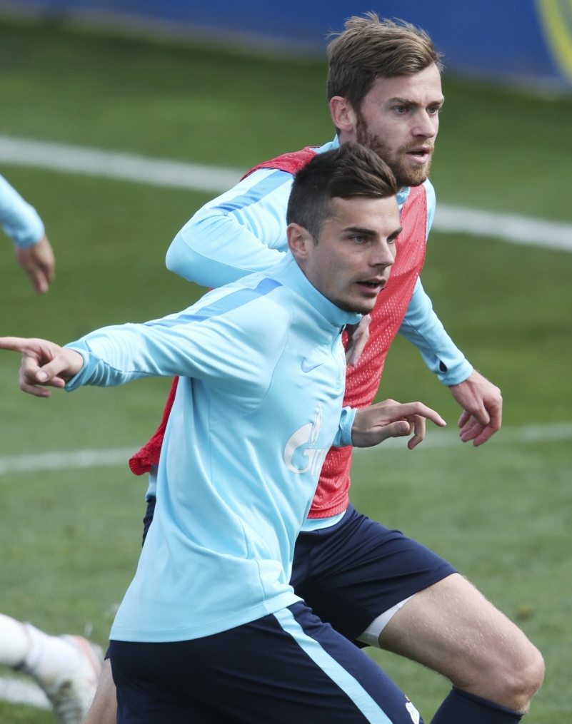 «Газпром»-тренировочные сборы в Испании: тренировка 14 февраля