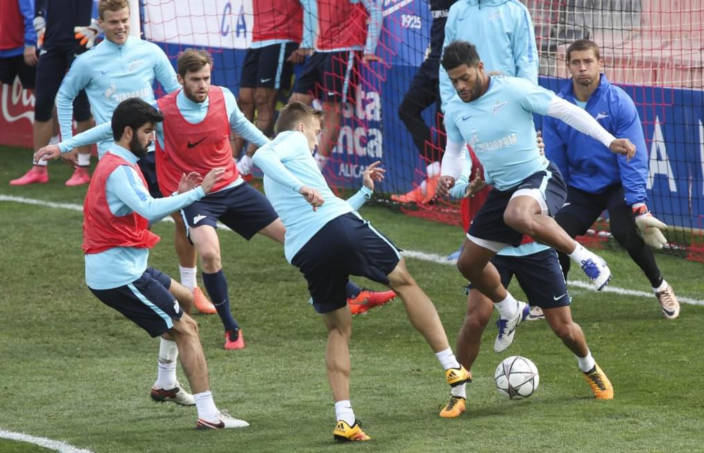 «Газпром»-тренировочные сборы в Испании: тренировка 14 февраля