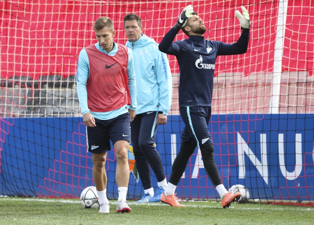 «Газпром»-тренировочные сборы в Испании: тренировка 14 февраля