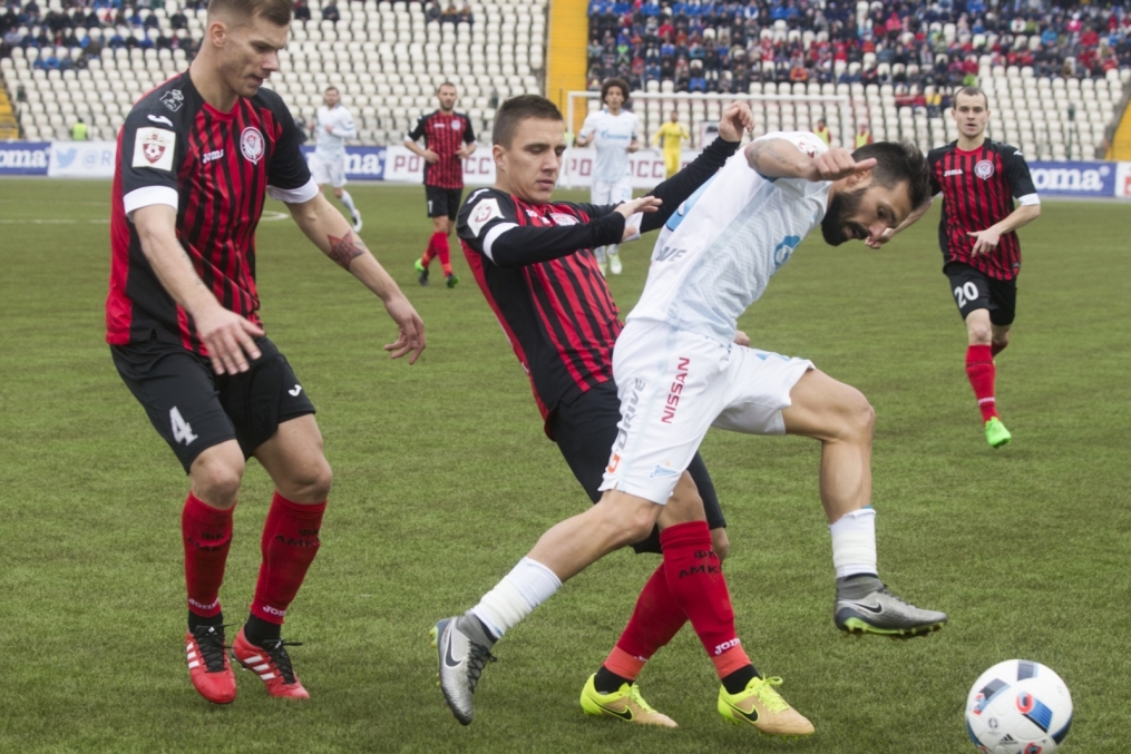 РОСГОССТРАХ Чемпионат России 2015/16, 23 тур, «Амкар» — «Зенит»