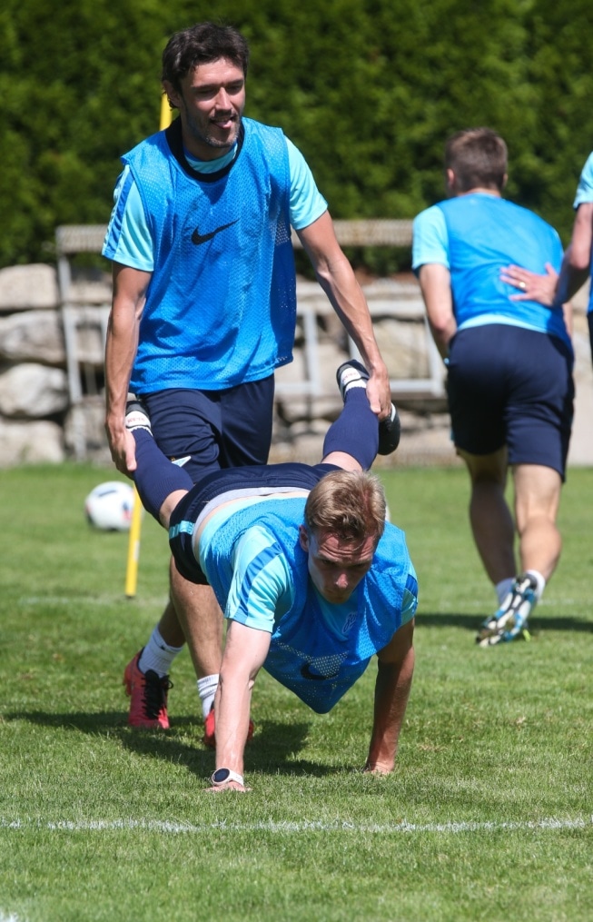 «Газпром»-тренировочные сборы в Австрии: тренировка 24 июня