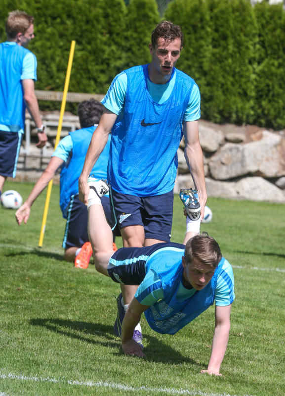 «Газпром»-тренировочные сборы в Австрии: тренировка 24 июня