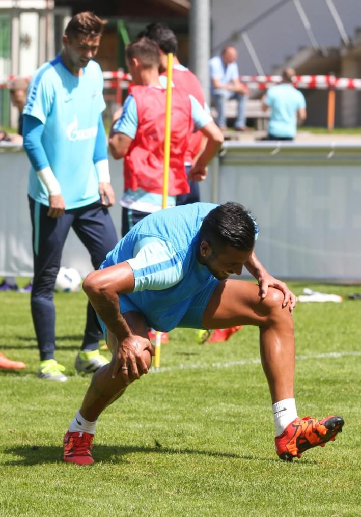 «Газпром»-тренировочные сборы в Австрии: тренировка 24 июня