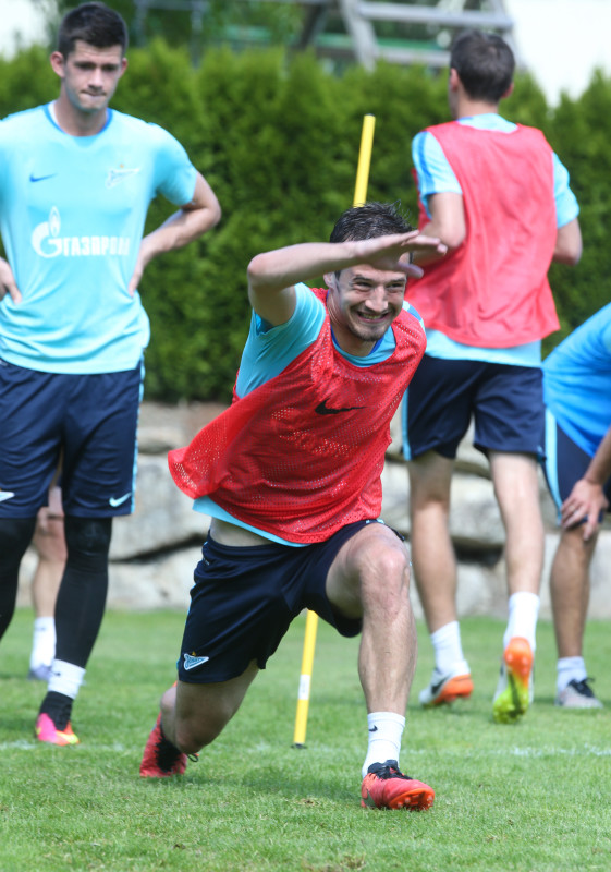 «Газпром»-тренировочные сборы в Австрии: тренировка 24 июня