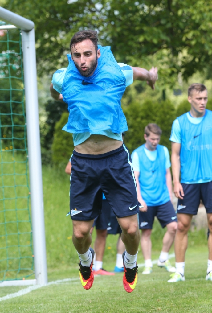 «Газпром»-тренировочные сборы в Австрии: тренировка 24 июня