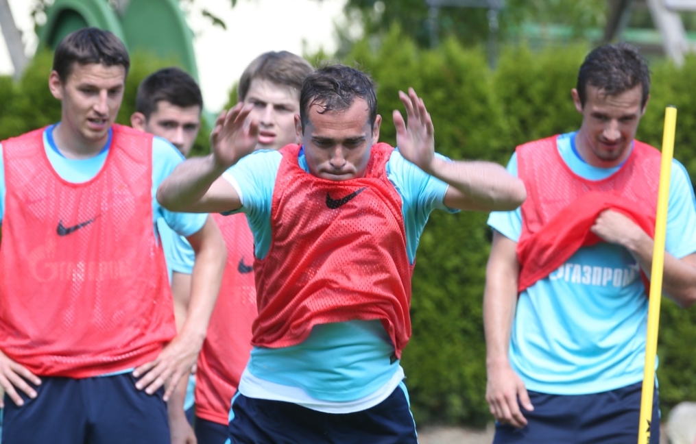 «Газпром»-тренировочные сборы в Австрии: тренировка 24 июня