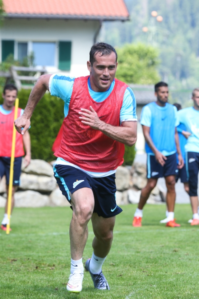 «Газпром»-тренировочные сборы в Австрии: тренировка 24 июня