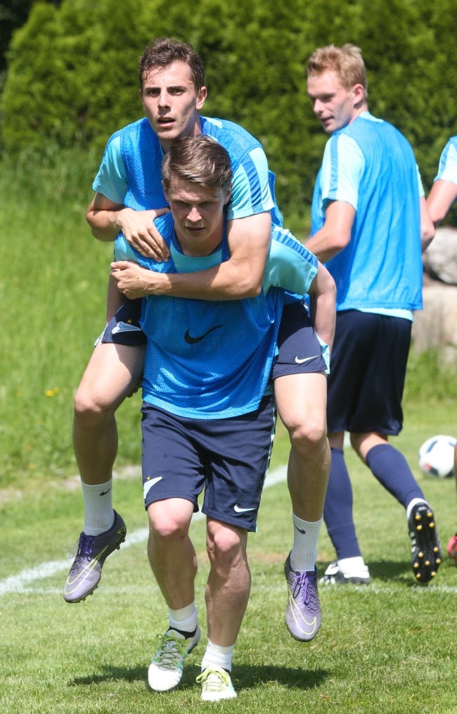 «Газпром»-тренировочные сборы в Австрии: тренировка 24 июня