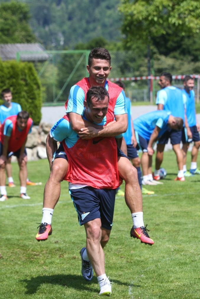 «Газпром»-тренировочные сборы в Австрии: тренировка 24 июня