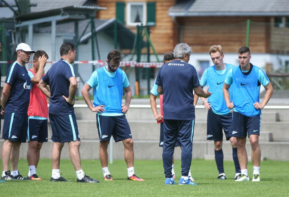 «Газпром»-тренировочные сборы в Австрии: тренировка 24 июня