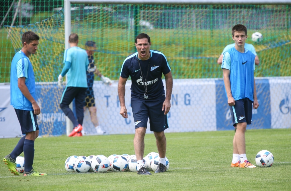 «Газпром»-тренировочные сборы в Австрии: тренировка 24 июня