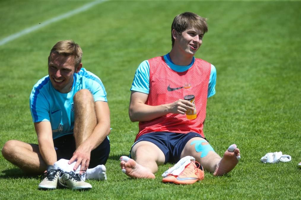 «Газпром»-тренировочные сборы в Австрии: тренировка 24 июня