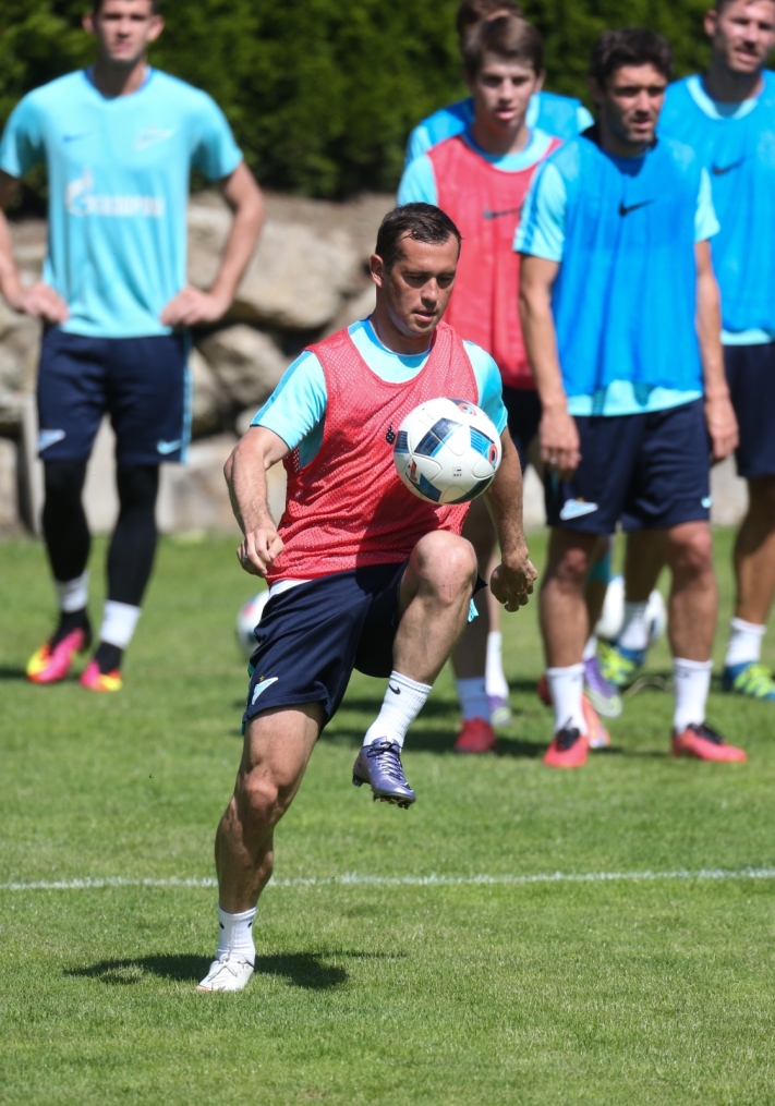 «Газпром»-тренировочные сборы в Австрии: тренировка 24 июня