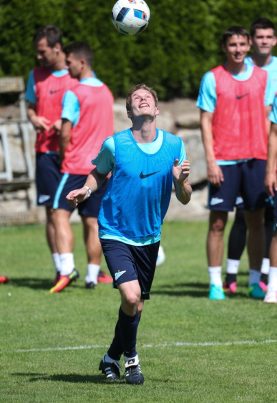 «Газпром»-тренировочные сборы в Австрии: тренировка 24 июня