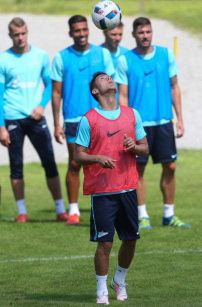 «Газпром»-тренировочные сборы в Австрии: тренировка 24 июня