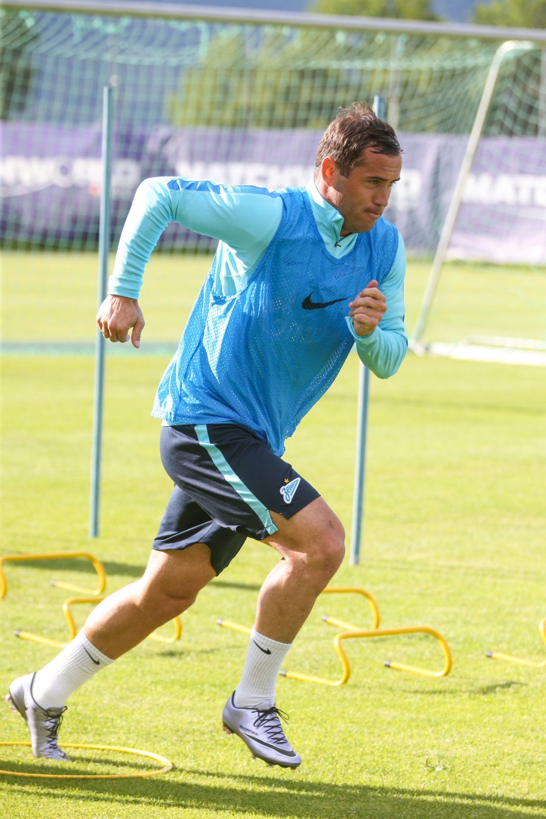 «Газпром»-тренировочные сборы в Швейцарии: вечерняя тренировка 5 июля