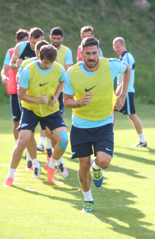 «Газпром»-тренировочные сборы в Швейцарии: вечерняя тренировка 5 июля